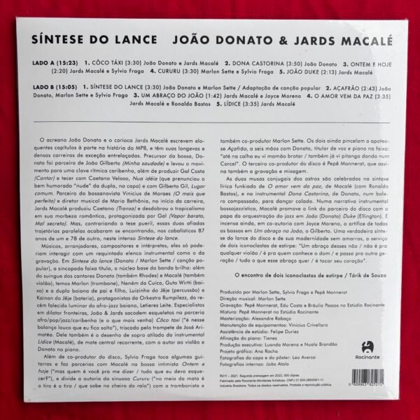 João Donato & Jards Macalé – Síntese Do Lance - Image 2