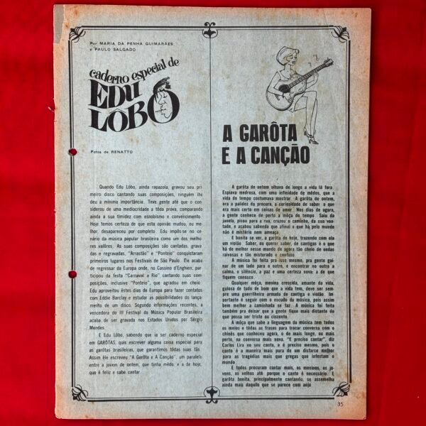 Edu Lobo Com A Participação Do Tamba Trio ‎– A Música De Edu Lobo Por Edu Lobo - Image 4