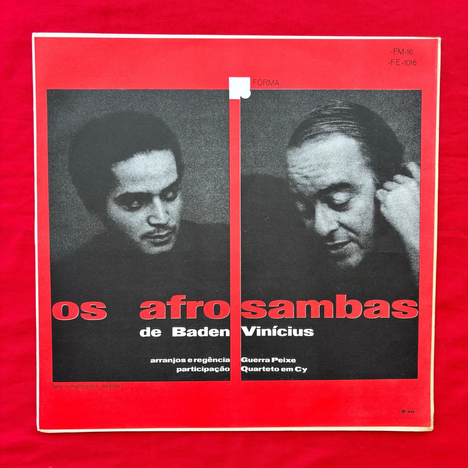 Baden & Vinicius - Os Afro Sambas Mono - Black Hole Discos