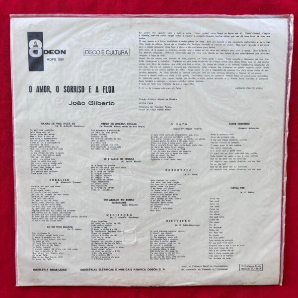 João Gilberto - O amor , o sorriso e a flor - Image 4