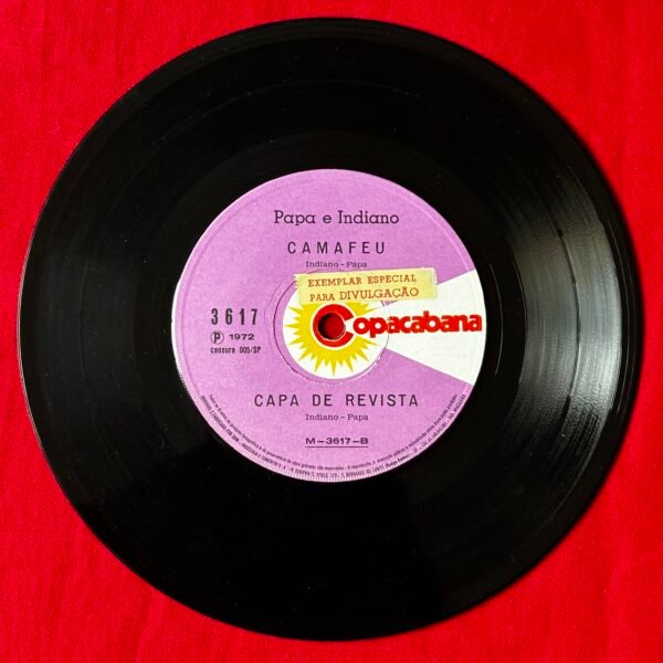 Papa & Indiano – Colar De Ouro / Cabelos Soltos / Camafeu / Capa De Revista - Image 2