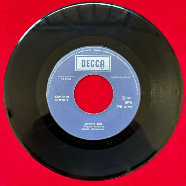 Cock Sparrer ‎– Runnin' Riot - Image 3