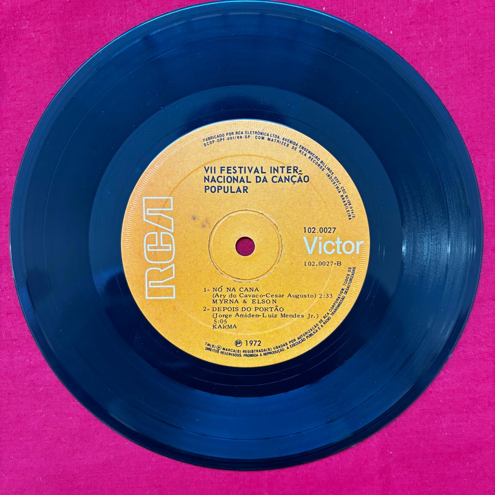 VII Festival Internacional Da Canção Popular - Black Hole Discos