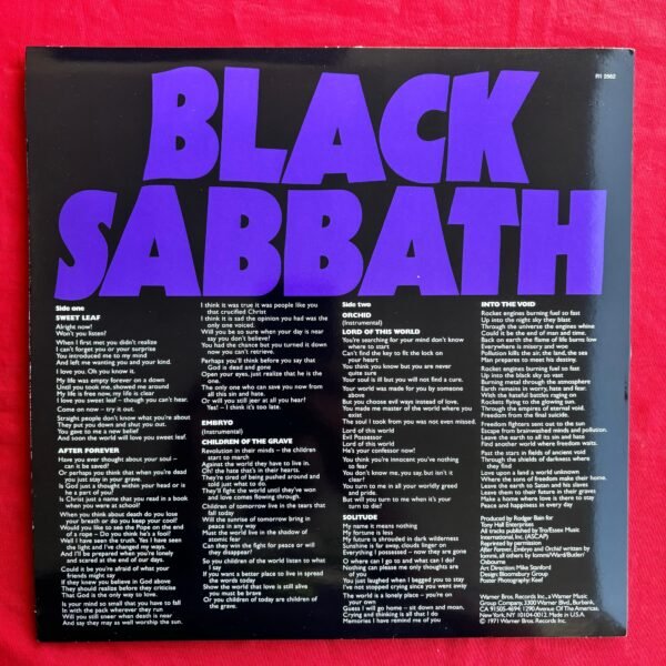 Black Sabbath – Master Of Reality - Image 7